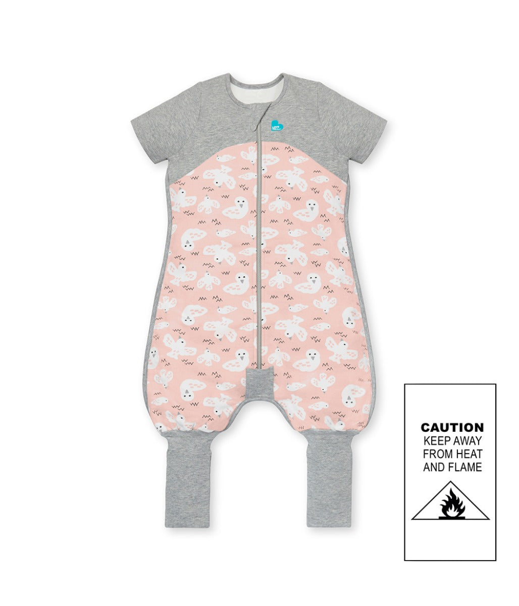 Love to DreamSleep Suit Organic 1.0 TOG - Dove Pink - 12-24M