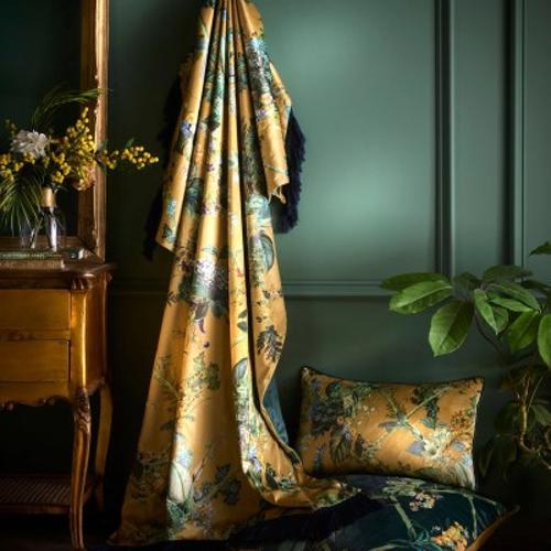 Laurence Llewelyn-Bowen -  Cotswold Fantasia Gold 130x180cm Throw