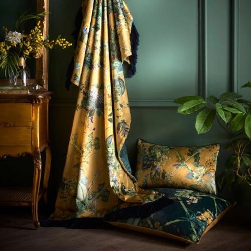 Laurence Llewelyn-Bowen -  Cotswold Fantasia Dawn Green 55x55cm Cushion Cover