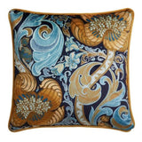 Laurence Llewelyn-Bowen -  Down the Dilly Ochre/Blue 43x43cm Cushion Cover