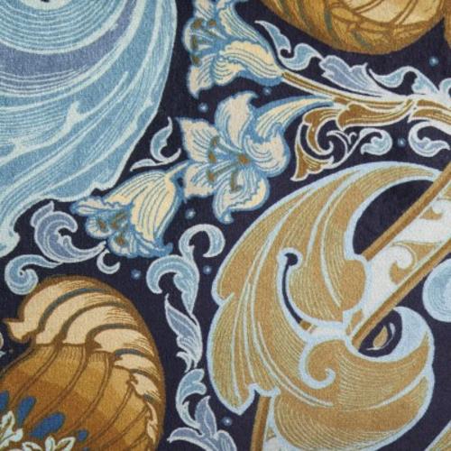 Laurence Llewelyn-Bowen -  Down the Dilly Ochre/Blue 43x43cm Cushion Cover
