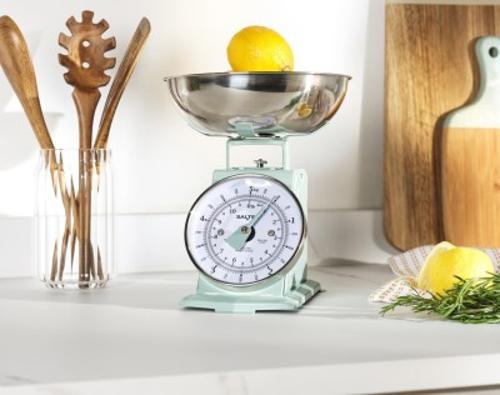 Salter Timeless Mechanical Kitchen Scale Sage SA00562S