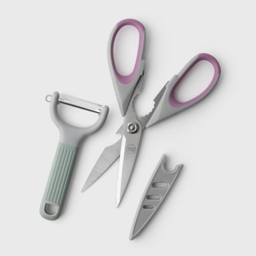 Taylors Soft Grip Kitchen Shear & Peeler Set