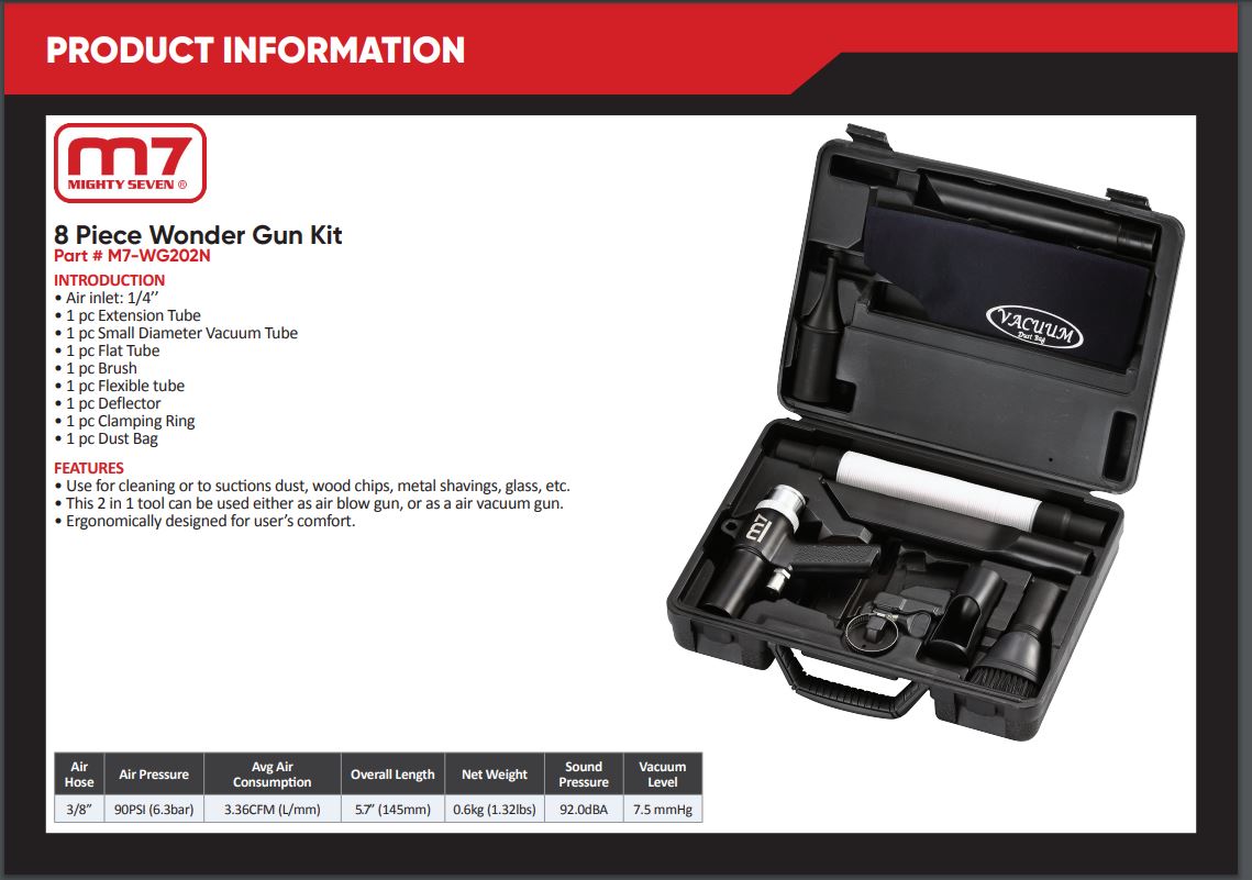 M7 8 Piece Wonder Gun Kit