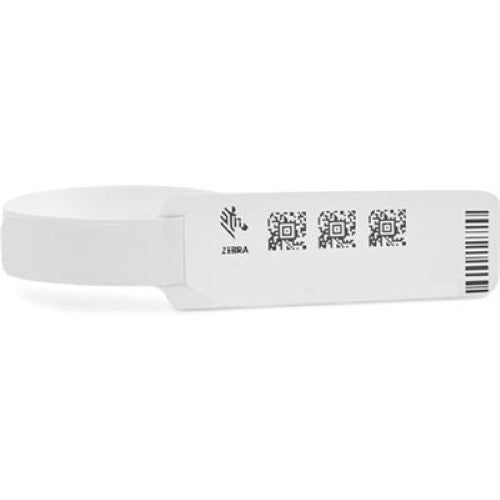 Zebra Z-BAND Direct ADULT 25X279MM 200 bands/cartr WHITE Box of 6 (10006995K)