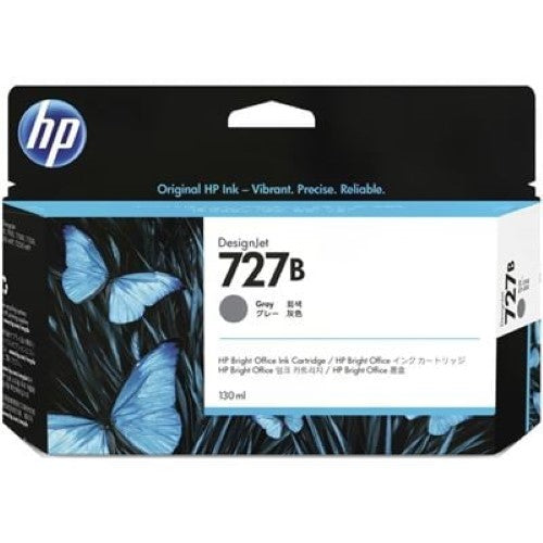 HP 727B 130ml Gray Ink Cartridge (3WX15A)