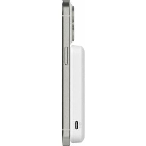 BOOSTCHARGE 5K 15W QI2 POWER BANK WHITE