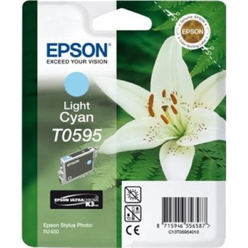 Epson T05959 Light Cyan Ink Cartridge - Stylus Photo R2400 (C13T059590)