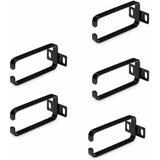 5-Pack 1U Cable Management D-Ring Hooks