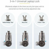 Universal Laptop Lock 6.6ft (2m) Cable