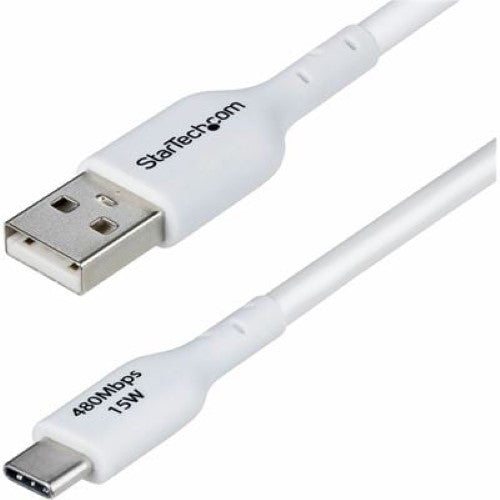 3m USB-A to USB-C Charging Cable White