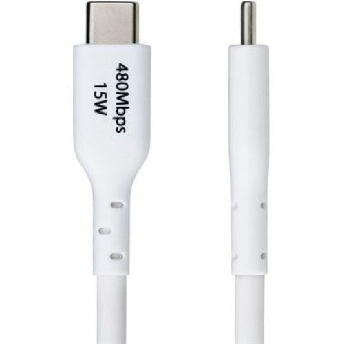 3m USB-A to USB-C Charging Cable White