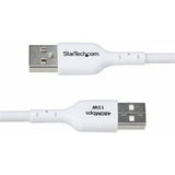 3m USB-A to USB-C Charging Cable White