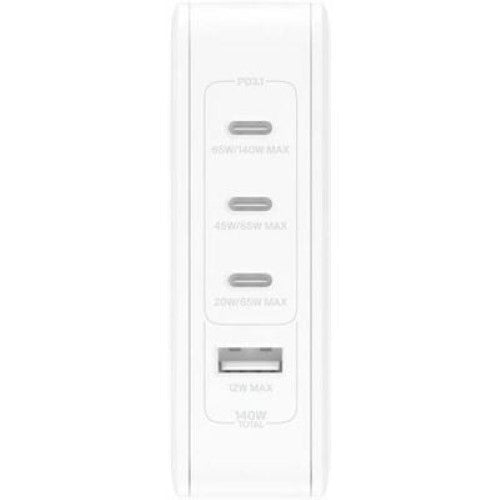 BoostCharge 140W Travel 4-Port GaN Wall
