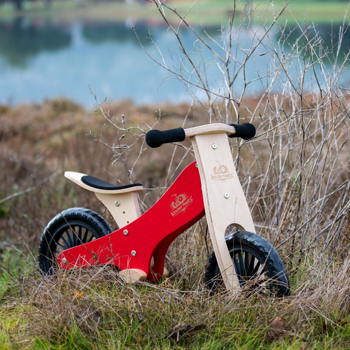 Kinderfeets Balance Bike - Cherry Red