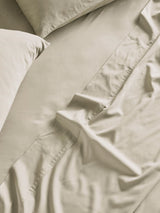 Long Single - 500T Bamboo Cotton Blend Fitted Sheet by Savona - Natural