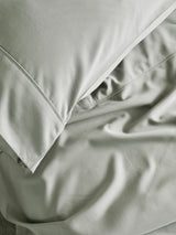 Queen - 500T Bamboo Cotton Blend Fitted Sheet by Savona - Silver