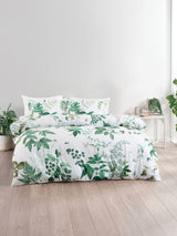 Australian Super King Duvet Cover Set - Freya Duvet Cover Set By Savona - White