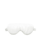 Silk Sleep Mask by Savona - One Size- WHITE