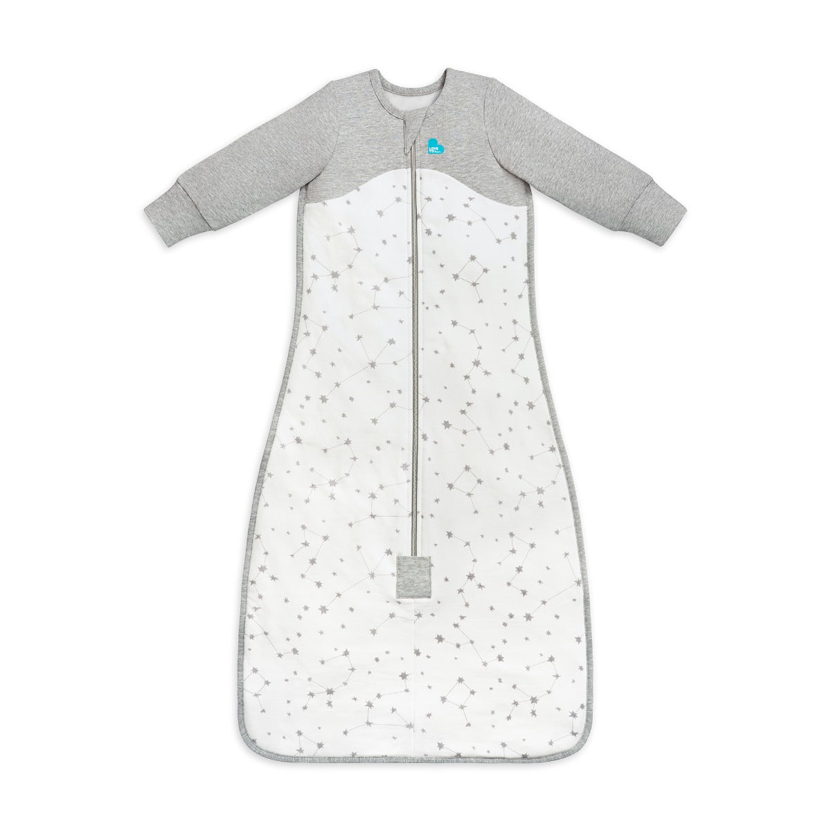 Love to Dream Sleep Bag™ Organic Long Sleeve 1.0 TOG - Stellar White - 18-36m
