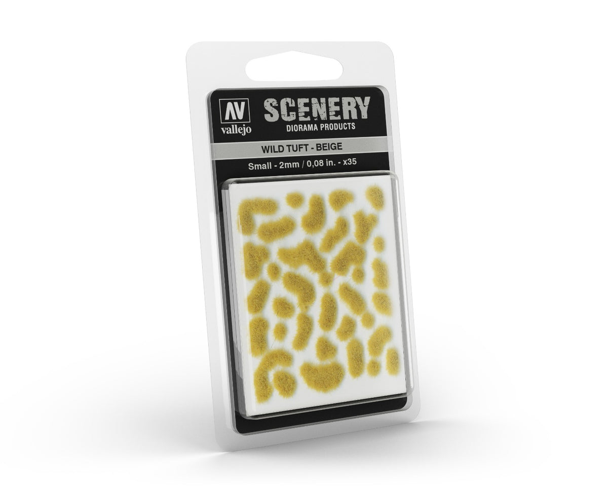 Vallejo - Scenery - Wild Tuft - Small - Beige - Miniature Terrain
