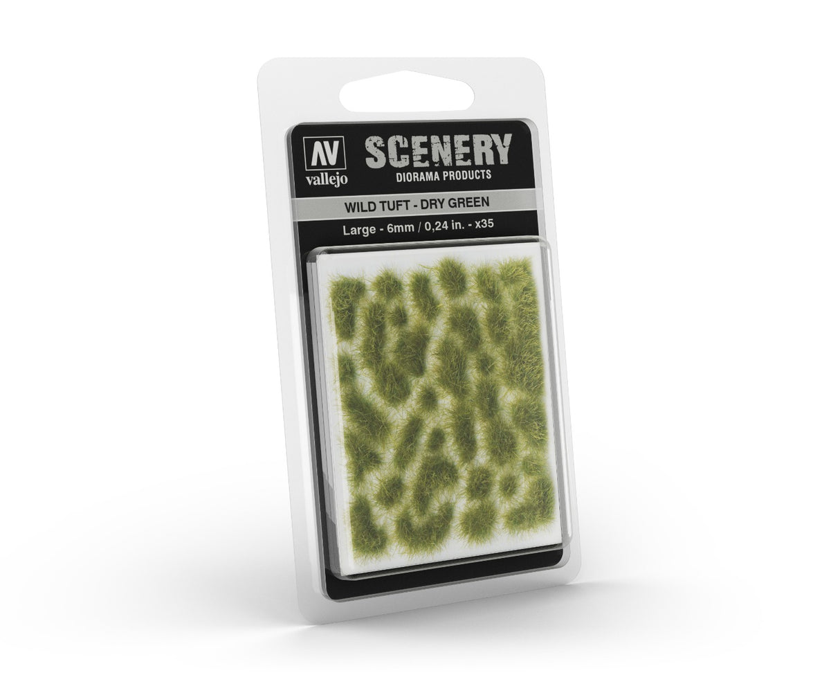 Vallejo - Scenery - Wild Tuft - Large - Dry Green