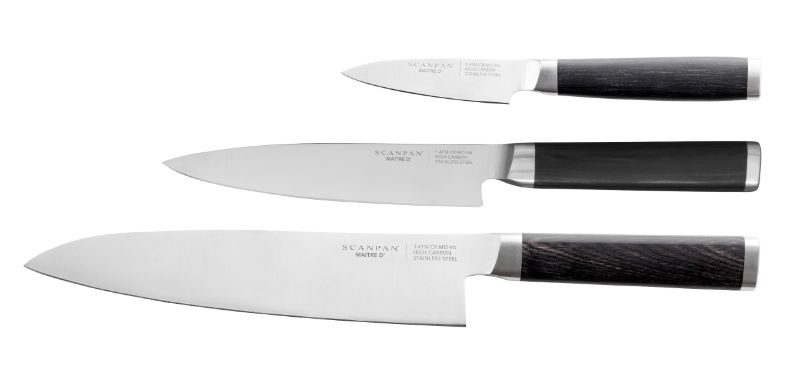 Chef Knife Set - Scanpan Maitre D' (3 Piece)