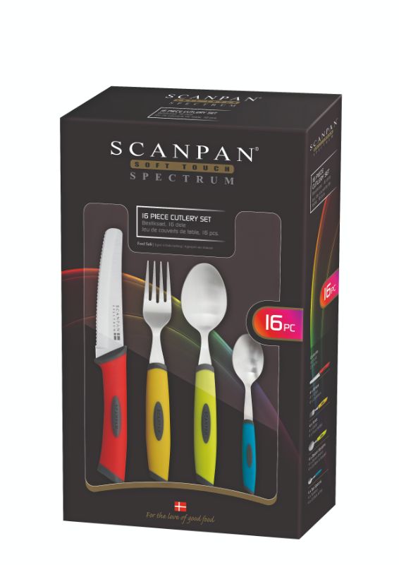 Cutlery Set - Scanpan Spectrum 16 Pce C/G