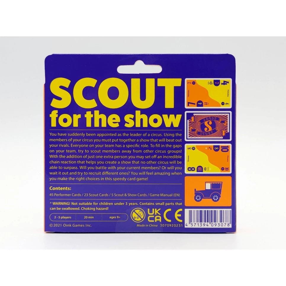 Oink Games: Scout (Hangsell) Card Game