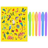 Colouring Kit Neon Jungle - Kaleidoscope