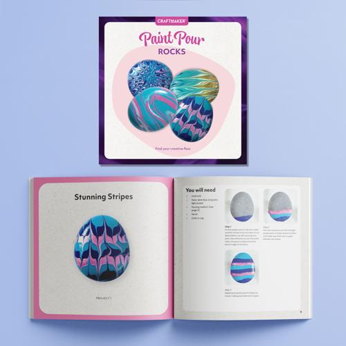 Create Your Own Paint Pour Rocks