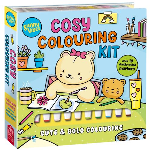 Sunny Vibes Cosy Colouring Kit