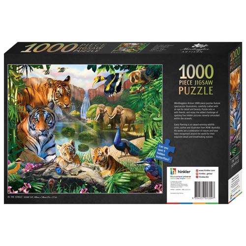 Mindbogglers Artisian 1000pc Jigsaw - In The Jungle