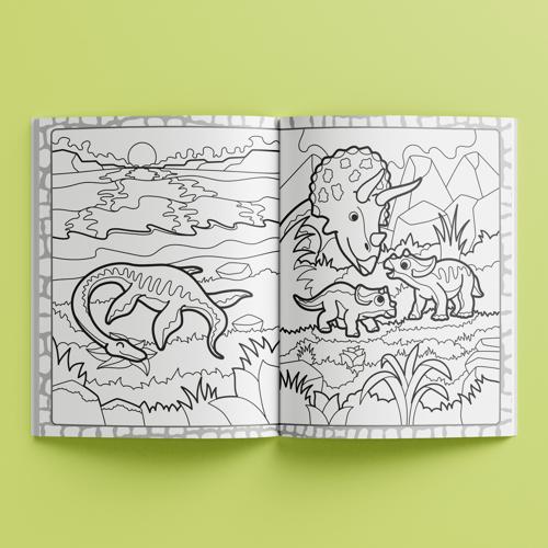 MEGATASTIC Colouring: Dinosaurs