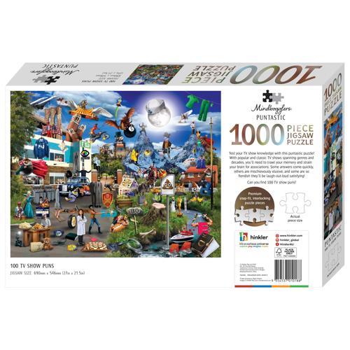 Mindbogglers Puntastic 1000pc Jigsaw - TV Shows