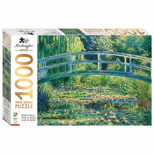 Mindbogglers Gold 1000pc Jigsaw - Bridge Over Pond