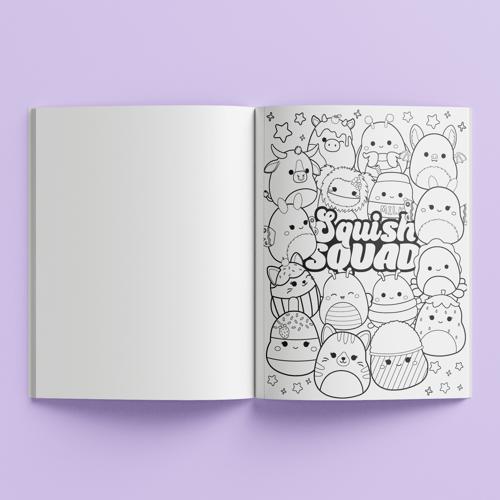 Squishmallows Pastel Dreams Colouring Book