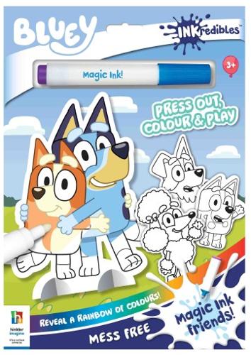 Inkredibles Bluey Magic Ink Press Out Characters