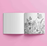 Art Maker Colouring Book Floral Blooms