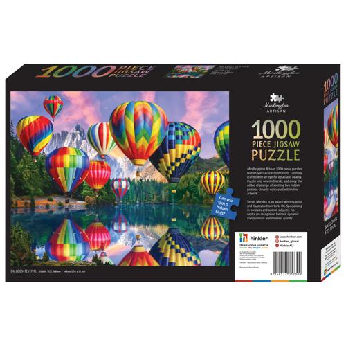 Mindbogglers Artisian 1000pc Jigsaw - Balloon Festival