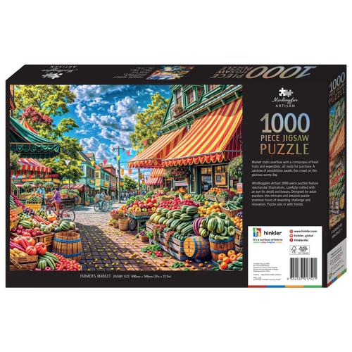 Mindbogglers Artisian 1000pc Jigsaw - Farmers Market