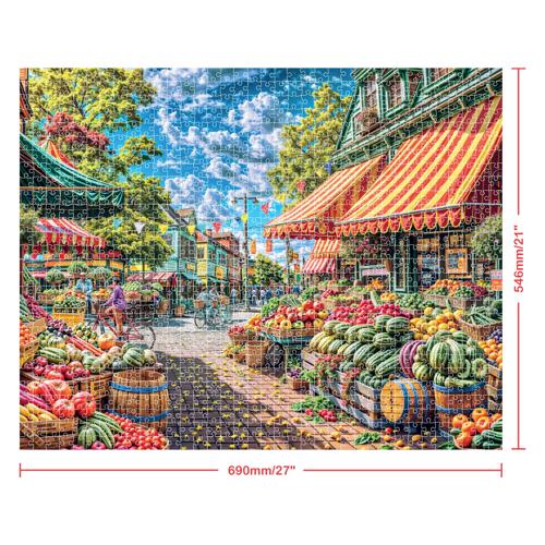 Mindbogglers Artisian 1000pc Jigsaw - Farmers Market