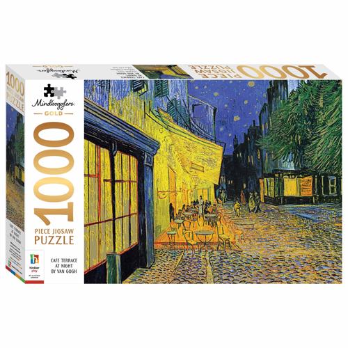 Mindbogglers Gold 1000pc Jigsaw - Cafe Terr. Van Gogh