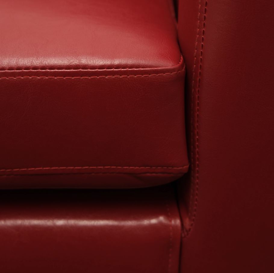 Tub Chair - Makers PU (Dark Red)