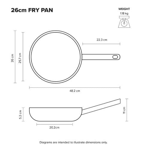 Stainless Steel Fry Pan Scanpan Elektra 26cm