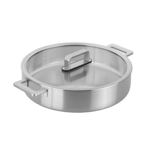 Stainless Steel Chef Pan with Lid Scanpan Elektra 32cm