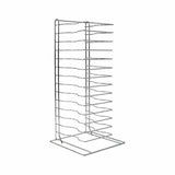 Heavy Duty Pizza Rack 15 Slot Chrome