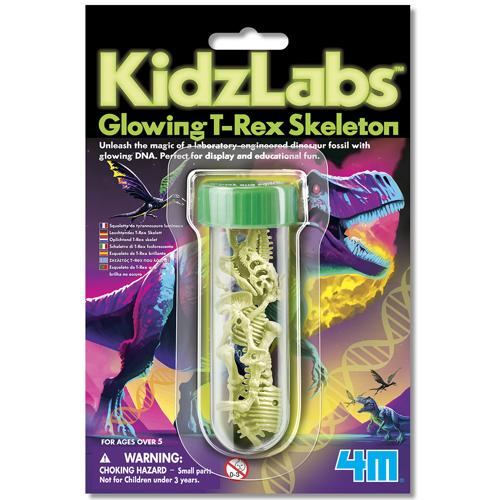 Glowing T-Rex Skeleton