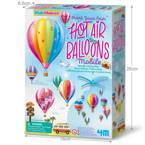 Paint Your Own Hot Air Balloons Mobile