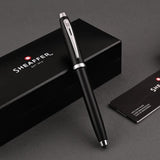 SHEAFFER® 100 MATTE BLACK WITH CHROME PLATE FOUNTAIN PEN